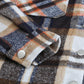 Plaid Flannel Shacket With Pockets