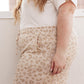 Wild Spots Shorts in Taupe