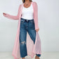 Zenana "Eden" Mesh Long Sleeve Duster Kimono