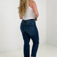 Judy Blue High Waist Cool Denim Sustainable Cuff Boyfriend Jeans