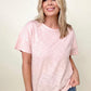 Cotton Bleu Washed Cotton Slub Tee Shirt