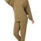 Zenana Raglan Sleeve Pullover & Jogger Pants Set