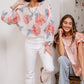 Maisy Floral Blouse in Ivory