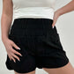 Zenana Windbreaker Smocked Waistband Running Shorts