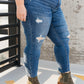 Vintage Indigo Cropped Skinny Jeans