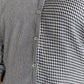 Mixed Houndstooth Button Up Top