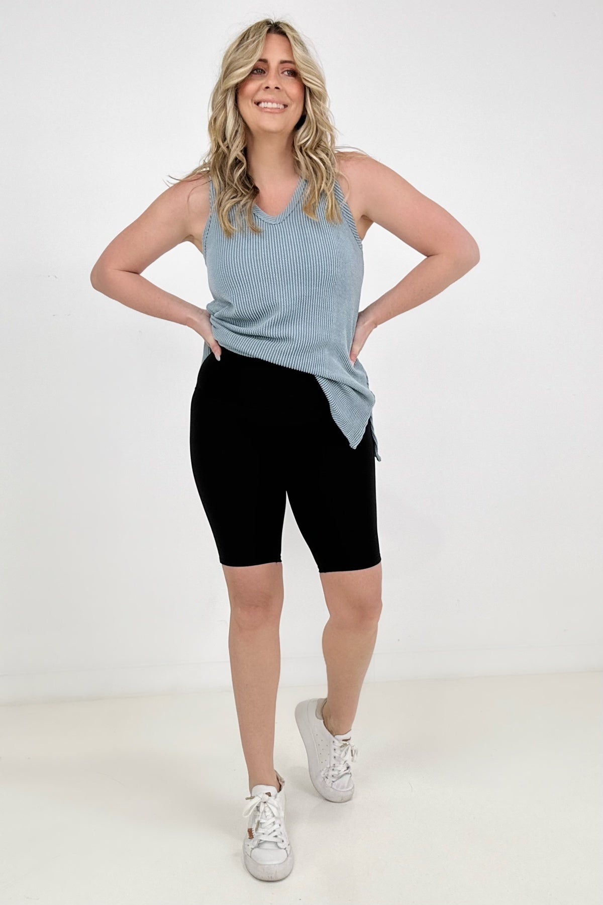 Zenana Athletic High Rise Biker Shorts