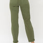 Judy Blue "Jessie" High Waist Olive Green Denim Jogger