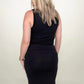 Zenana Cotton V-Neck Midi Tank Dress