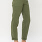 Judy Blue "Jessie" High Waist Olive Green Denim Jogger