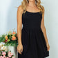 White Birch Sleeveless Solid Knit Dress