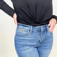 Judy Blue Embroidered Boyfriend Jeans with Side Seam Stitch