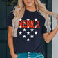 Graphic Round Neck Short-Sleeve Tee