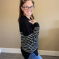 Black stripe Sweater