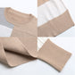 Round Neck Long Sleeve Colorblock Knit Sweater