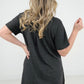 Zenana Melage Baby Waffle Short Sleeve Top