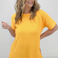 Zenana Melage Baby Waffle Short Sleeve Top