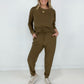 Zenana "Splendid" Reverse Soft French Terry Top & Jogger Set