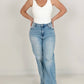 Judy Blue High Waist with Pocket Details Wide Leg Jeans