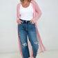Zenana "Eden" Mesh Long Sleeve Duster Kimono