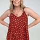 Jade By Jane Floral Print Spaghetti Strap Top