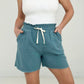 Zenana "April" Gauze Drawstring Waist Shorts