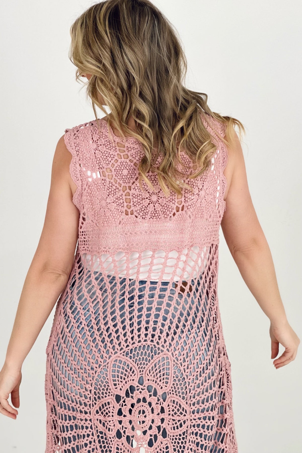 ADORA Crochet Sleeveless Top