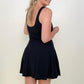 Fawnfit 3 in 1 Athleisure Mini Tank Dress with Built-in Bra & Shorts