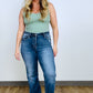 Judy Blue High Waist Hidden Button-Fly Straight Jeans