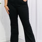Zenana Clementine Full Size High-Rise Bootcut Jeans in Black