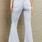 BAYEAS High Waisted Button Fly Flare Jeans