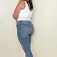 Judy Blue High Waist South Western Print Cuffed Relaxed Fit Jeans