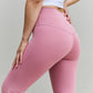 Zenana Fit For You Full Size High Waist Active Leggings in Light Rose