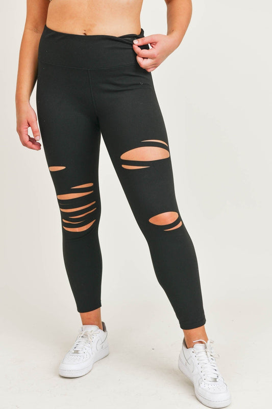 Laser Cut Highwaist Leggings
