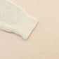 Ribbed Knit V Neck Long Sleeve Sweater