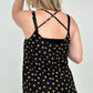 Jade By Jane Floral Print Spaghetti Strap Top