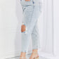 Vervet by Flying Monkey Stand Out Full Size Distressed Cropped Jeans