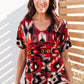 Abstract Aztec Top