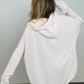 Blumin Solid Ribbed Zip Up Hoodie Jacket