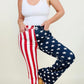 Judy Blue High Waist American Flag Print Flare Jeans