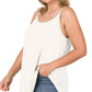 "Remi" Zenana Reversible Spaghetti Strap Cami