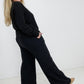 Zenana French Terry Laser Cut Pants With Pockets