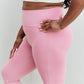 Zenana Fit For You Full Size High Waist Active Leggings in Light Rose