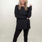 Zenana Brushed Microfiber Long Sleeve Top And Legging Set