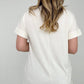 Zenana "Simply Spring" Ribbed V-Neck High-Low Hem Top with Side Slits