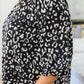 A Bit Of Fun Animal Print Blouse In Black