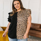 A Bit Wild Flutter Sleeve Top