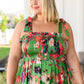 A Little While Longer Dress in Green