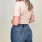 Judy Blue "Skyline" High Rise Bleach Splash Boyfriend Jeans