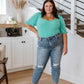 Reese Rhinestone Slim Fit Jeans